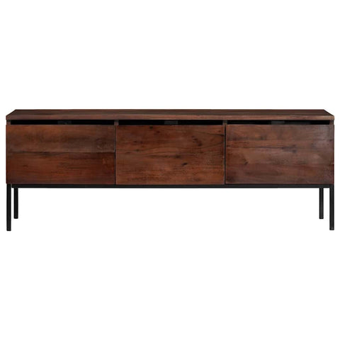 vidaXL Media Storage Cabinets & Racks Honey brown 110 x 30 x 36 cm