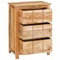 vidaXL Sideboard with Drawer Brown 55 x 35 x 75 cm Solid mango wood