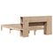 vidaXL Bookcase Bed without Mattress 140x190 cm Solid Wood Pine