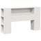 vidaXL Bookcase Bed without Mattress White 140x190 cm Solid Wood Pine