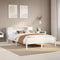 vidaXL Bookcase Bed without Mattress White 140x190 cm Solid Wood Pine