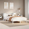 vidaXL Bookcase Bed without Mattress White 140x200 cm Solid Wood Pine