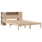vidaXL Bookcase Bed without Mattress 160x200 cm Solid Wood Pine