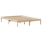 vidaXL Bookcase Bed without Mattress 160x200 cm Solid Wood Pine