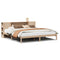 vidaXL Bookcase Bed without Mattress 180x200 cm Super King Solid Wood Pine