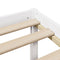 vidaXL Bookcase Bed without Mattress White 180x200 cm Super King Solid Wood Pine
