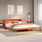 vidaXL Bookcase Bed without Mattress Wax Brown 200x200 cm Solid Wood Pine