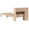 vidaXL Bookcase Bed without Mattress 75x190 cm Small Single Solid Wood Pine