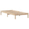 vidaXL Bookcase Bed without Mattress 100x200 cm Solid Wood Pine