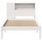 vidaXL Bookcase Bed without Mattress White 100x200 cm Solid Wood Pine