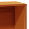 vidaXL Bookcase Bed without Mattress Wax Brown 100x200 cm Solid Wood Pine