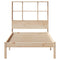 vidaXL Bookcase Bed without Mattress 90x190 cm Single Solid Wood Pine