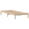 vidaXL Bookcase Bed without Mattress 90x190 cm Single Solid Wood Pine