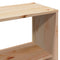 vidaXL Bookcase Bed without Mattress 90x190 cm Single Solid Wood Pine