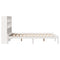 vidaXL Bookcase Bed without Mattress White 140x190 cm Solid Wood Pine
