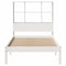 vidaXL Bookcase Bed without Mattress White 90x200 cm Solid Wood Pine