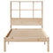 vidaXL Bookcase Bed without Mattress 100x200 cm Solid Wood Pine