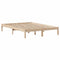 vidaXL Bookcase Bed without Mattress 120x200 cm Solid Wood Pine
