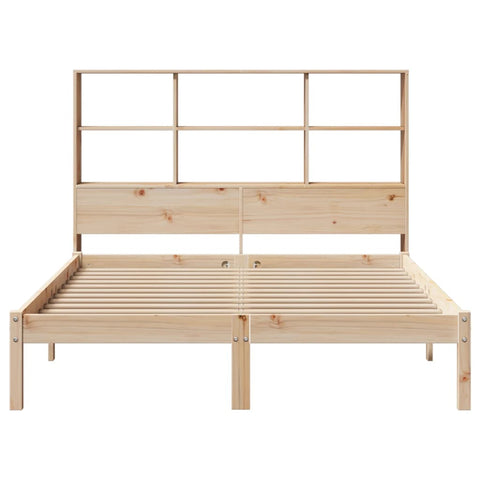 vidaXL Bookcase Bed without Mattress 160x200 cm Solid Wood Pine
