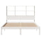 vidaXL Bookcase Bed without Mattress White 160x200 cm Solid Wood Pine