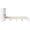 vidaXL Bookcase Bed without Mattress White 160x200 cm Solid Wood Pine