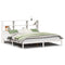 vidaXL Bookcase Bed without Mattress White 180x200 cm Super King Solid Wood Pine