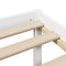vidaXL Bookcase Bed without Mattress White 180x200 cm Super King Solid Wood Pine