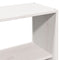 vidaXL Bookcase Bed without Mattress White 180x200 cm Super King Solid Wood Pine