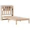 vidaXL Bookcase Bed without Mattress 75x190 cm Small Single Solid Wood Pine