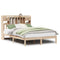 vidaXL Bookcase Bed without Mattress 140x190 cm Solid Wood Pine