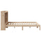 vidaXL Bookcase Bed without Mattress 140x190 cm Solid Wood Pine