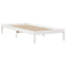 vidaXL Bookcase Bed without Mattress White 90x200 cm Solid Wood Pine