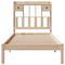 vidaXL Bookcase Bed without Mattress 100x200 cm Solid Wood Pine