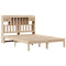 vidaXL Bookcase Bed without Mattress 160x200 cm Solid Wood Pine