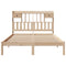 vidaXL Bookcase Bed without Mattress 160x200 cm Solid Wood Pine
