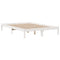 vidaXL Bookcase Bed without Mattress White 160x200 cm Solid Wood Pine