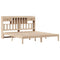 vidaXL Bookcase Bed without Mattress 180x200 cm Super King Solid Wood Pine