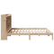 vidaXL Bookcase Bed without Mattress 180x200 cm Super King Solid Wood Pine