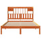 vidaXL Bookcase Bed without Mattress Wax Brown 150x200 cm King Solid Wood Pine