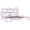 vidaXL Bookcase Bed without Mattress Wax Brown 200x200 cm Solid Wood Pine