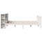 vidaXL Bookcase Bed without Mattress White 120x200 cm Solid Wood Pine