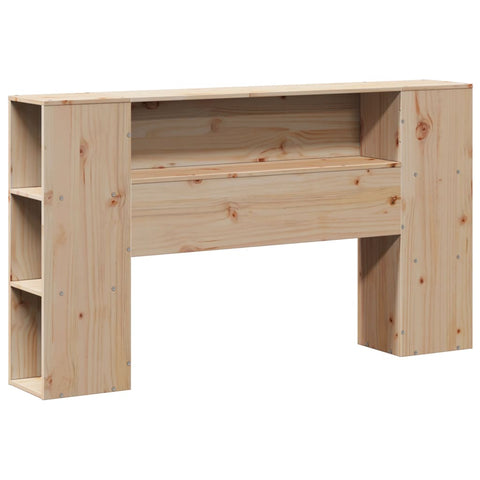 vidaXL Bookcase Bed without Mattress 150x200 cm King Solid Wood Pine