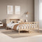 vidaXL Bookcase Bed without Mattress 150x200 cm King Solid Wood Pine