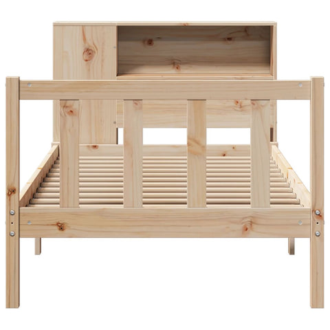 vidaXL Bookcase Bed without Mattress 90x200 cm Solid Wood Pine