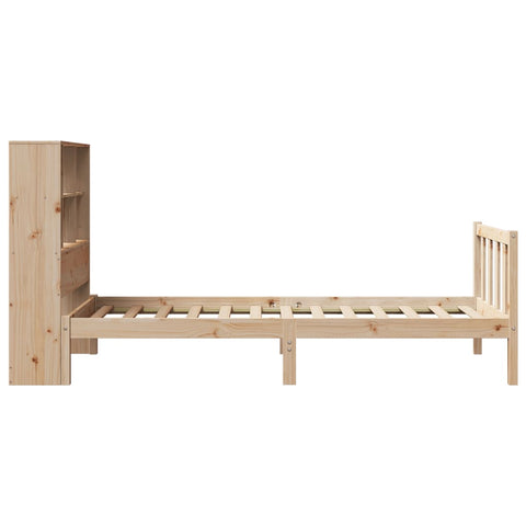 vidaXL Bookcase Bed without Mattress 90x200 cm Solid Wood Pine