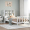 vidaXL Bookcase Bed without Mattress White 90x200 cm Solid Wood Pine