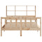 vidaXL Bookcase Bed without Mattress 120x200 cm Solid Wood Pine