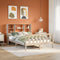 vidaXL Bookcase Bed without Mattress 120x200 cm Solid Wood Pine