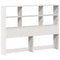 vidaXL Bookcase Bed without Mattress White 120x200 cm Solid Wood Pine