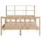 vidaXL Bookcase Bed without Mattress 140x200 cm Solid Wood Pine